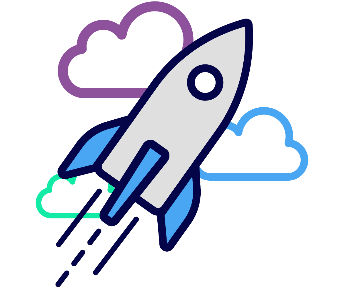Build, grow and thrive in the cloud logo