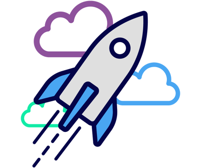 Build, grow and thrive in the cloud logo
